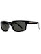 Volcom Stoneage Men's Sunglasses with Gloss Black / Gray Plastic Frame and Black Lens VE01000201