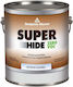 Benjamin Moore Super Hide Zero VOC Plastic Paint for Interior Use White 3.785lt