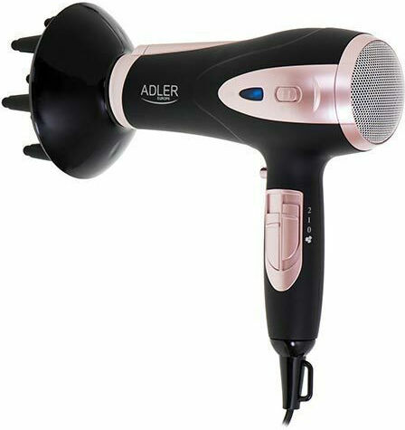 Adler Ionic Πιστολάκι Μαλλιών με Φυσούνα 2200W
