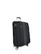 Medium Nylon Suitcase Crete Black