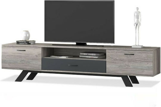 TV Stand No48 Gray L210xD44.5xH33cm