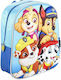 Paw Patrol School Bag Backpack Kindergarten Blue with Water Bottle Holder