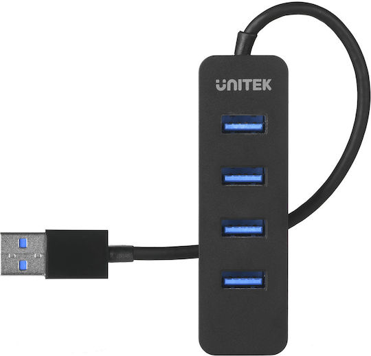 Unitek uHUB Q4 USB Хъб с 4 USB 3.0 Порта и USB-A Интерфейс