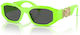 Versace Enzo Rectangle Kids Sunglasses Green