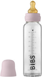 Bibs Glasflasche Gegen Koliken mit Silikonsauger für 0+, 0+ m, Monate Purple 225ml 1Stück