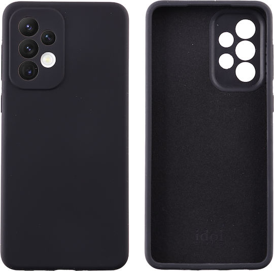 Idol 1991 Velvet Elite 4 Side Camera Guard Umschlag Rückseite Silikon Schwarz (Galaxy A33 5G)