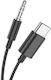 Leewello USB 2.0 Cable USB-C male - 3.5mm Μαύρο 1m YPX-040