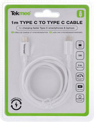 Tekmee USB 2.0 USB-C masculin - USB-C 1m (40430065) Tekmee USB 2.0 USB-C masculin - USB-C 1m (40430065)