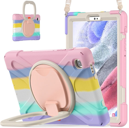 360 X-Armor Baby Color Back Cover Ανθεκτική Colorful Pink (Galaxy Tab A7 Lite)