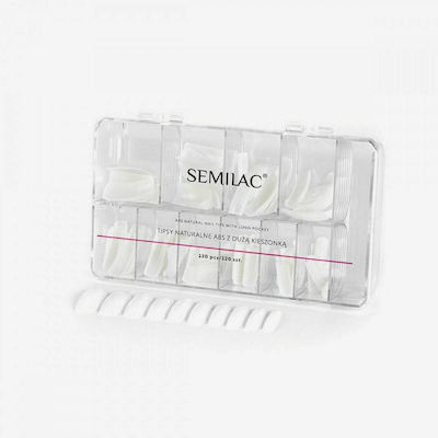 Semilac Transparent False Nail Tip Transparent 120pcs