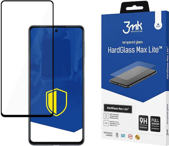 3MK HardGlass Max Lite Закалено стъкло за цялото лице Черен (Galaxy M53 5G)