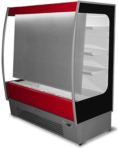 Tecnodom Lido FV 250 Showcase Refrigerator Self-Service 260x88.8x199.1cm.