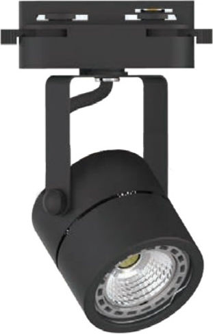 Inlight T00600 Μονό Σποτ με Ντουί GU10 σε Μαύρο Χρώμα