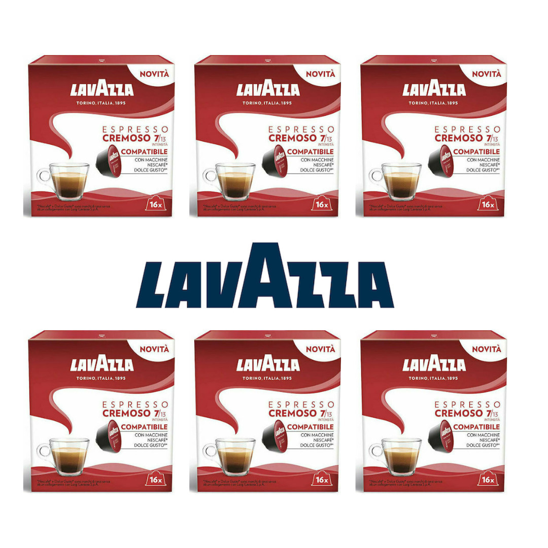 ▷ Chollo Pack 96 cápsulas de café Lavazza Espresso Cremoso Dolce