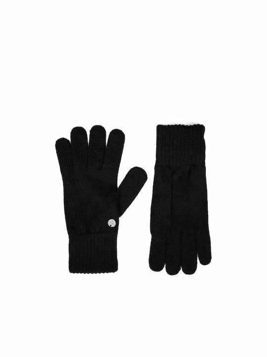 Replay Μαύρα Γυναικεία Πλεκτά Γάντια