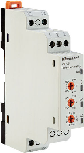 Klemsan V1-S Τριφασικός Επιτηρητής Τάσης Ράγας 270160