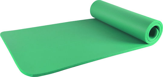 YM012 Στρώμα Γυμναστικής Pilates Πράσινο (173x61x1.5cm)
