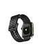 Hurtel Wristband Armband Silikon Schwarz (Apple Watch 38/40/41/42mm)