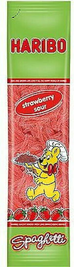 Haribo Sour Snap mit Geschmack Spaghetti Erdbeere 1Stück 200gr