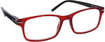 Eyelead Ε227 Reading Glasses +0.75 in Red color Ε227 E 227 Ε 227