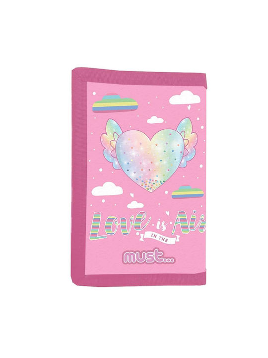 Must Rainbow Детски портфейл с велкро Любовта е във въздуха 000584744