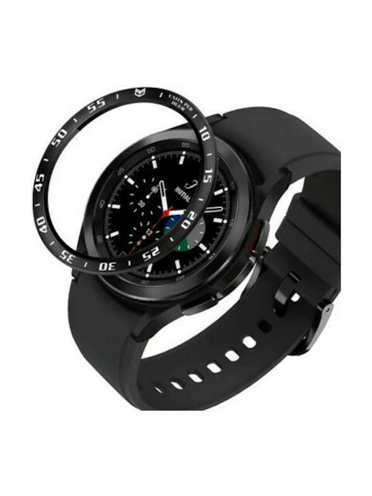 Schutz-Bezel Black / White für Galaxy Watch 4 Classic 46mm
