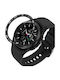 Protecție Bezel Black / White pentru Galaxy Watch 4 Classic 46mm - Galaxy Watch 4 Clasic 46mm