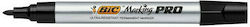 BIC Pro Bullet Ανεξίτηλος Μαρκαδόρος Μαύρος 1.1mm BIC Pro Bullet Ανεξίτηλος Μαρκαδόρος Μαύρος 1.1mm