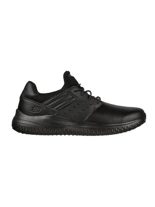Skechers Delson 3.0 Ezra Ανδρικά Sneakers Μαύρα