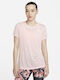 Nike Legend Women's Athletic T-shirt Dri-Fit Pink