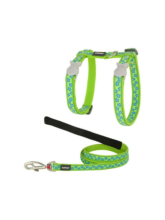 Ticwatch Cat Harness with Guide Turquoise