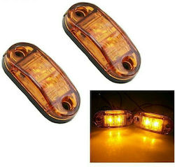 Truck Volume Lights 2pcs 9 - 30V - Orange SJ-200Y