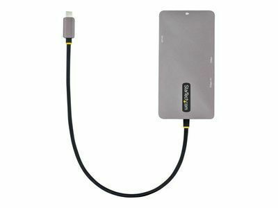 StarTech USB-A Докинг станция с HDMI 4K PD Етърнет и свързване 2 монитора Сив (S55149679)