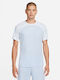 Nike Herren Sport T-Shirt Kurzarm Dri-Fit Hellblau