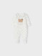 Mayoral Baby Bodysuit Set Long-Sleeved Ecru