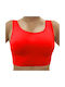 Dance Bustier for kids red Cotton