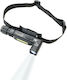 Troika Rechargeable Headlamp LED IPX4 with Maximum Brightness 120lm Eco Knicklicht Black