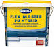Mercola Flex Master PU Hybrid Elastomer Acrilic Cimentic Etanșant Poliuretanic 9lt Alb