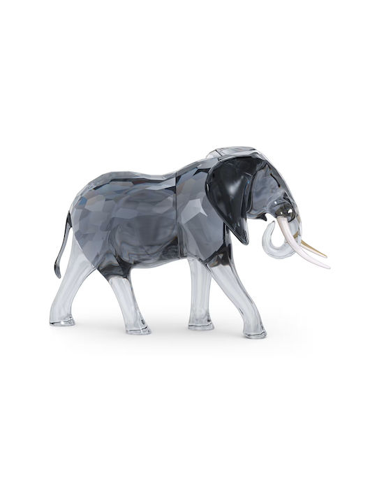 Swarovski Decorative Elephant made of Crystal Elegance of Africa in Grey 19.7x10x12.8cm 1pcs