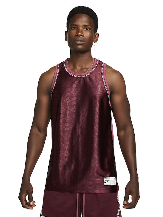 Giannis Nike Dri-Fit Men's Basketball T-Shirt, Large, Dark Beetroot