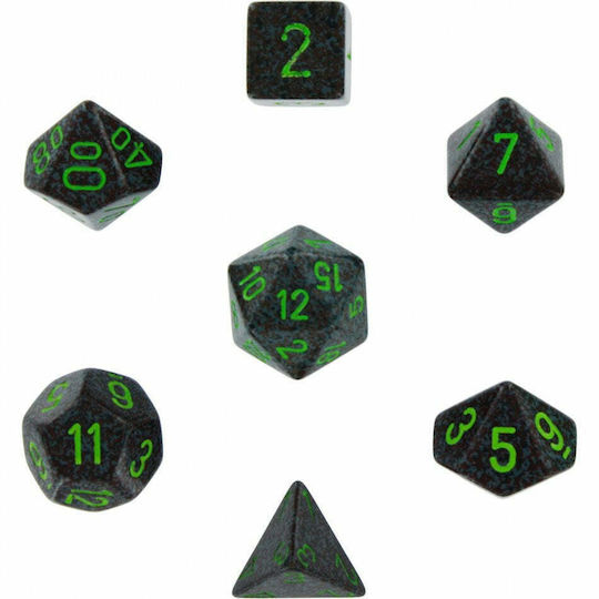 Chessex Call of Cthulhu Dice Speckled Polyhedral 7-Die Set - Earth 25310