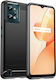 Hurtel Carbon Back Cover Σιλικόνης Μαύρο (Realme C31)