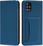 Hurtel Magnet Card Synthetic Leather Wallet Blue (Redmi Note 11 / 11S 4G)
