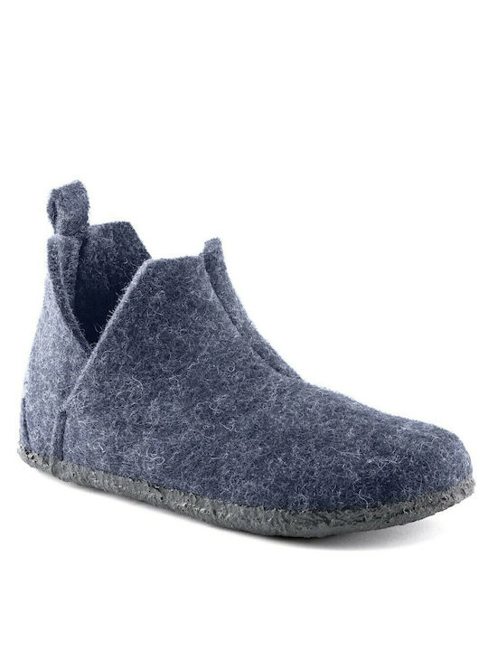 Birkenstock Anatomic Kids Slipper Ankle Boot Blue Andermatt