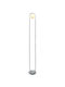 Inlight 45016 Stehleuchte H160xB22cm. mit Fassung für Lampe G9 Silber