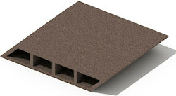 Therrawood Scândură pentru Podea de Grădină din WPC 600x12.5buc 1buc Gri deschis