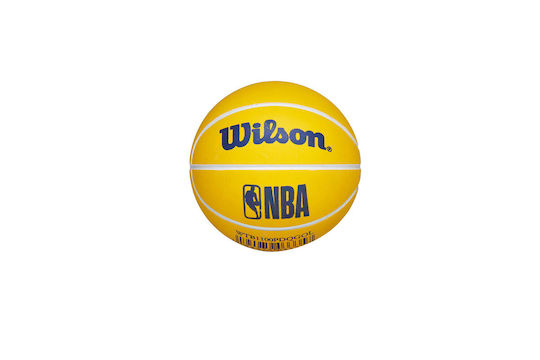 Wilson Nba Dribbler Bskt Gs Warr Kids Ball Basketball Yellow