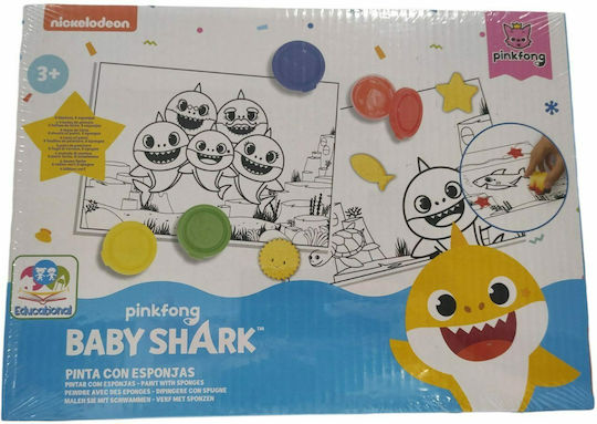 Saica Toys Finger paints Baby Shark Deluxe Finger Paint