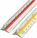 Triangular Reduction Scale Rainbow Triangular Reduction Scale Plastic 30cm White