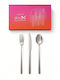 Dinox Faro Cutlery Set Silver 24pcs